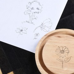 100 Sheets A4 Carbon Transfer Tracing Graphite Paper for Wood Carving Canvas