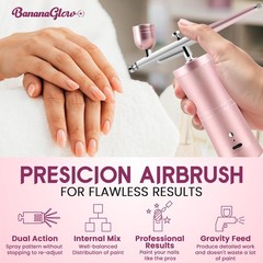 Airbrush for Nails Kit – Portable Cordless Rechargeable Professional Nail Art…