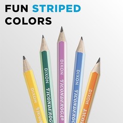 X13910 Striped Wood-Cased Pencils, 2 10 Count (Pack of 1) Writing Instrument