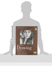 Strathmore 400 Series 11×14 Cream Drawing Paper Pad 24 Sheets 80 lb Acid Free