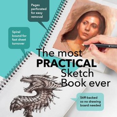 Premium Sketch Books 9in x 12in | Double Sketch Pad Pack | 200 Sheets of Qual…