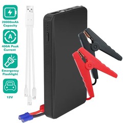 400A Peak Car Jump Starter 20000mAh – For Up to 2.0L Gas Vehicles, Portable USB