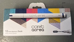 COPIC ACREA 12 Paint Markers DUSK Water-Based/Opaque 0.8 mm