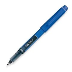 Pilot Lot/5 Bravo! Marker Pen 0.9mm Bold Water Based Blue Ink Office School Art