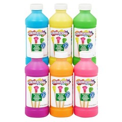 Colorations Paraben-Free 48 Fl Oz (Pack of 1), Fluorescent, 6 Pack