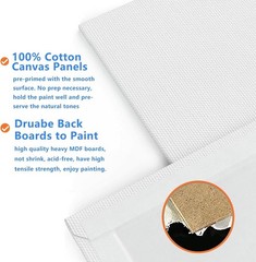 8 Pack 8×10 Pre Drawn Canvas Boards for Painting for Adults, Sip and Paint Pa…