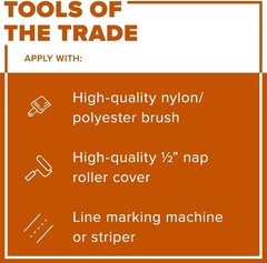 White Traffic Paint 1 Gallon – Reflective Acrylic Latex Line Marking