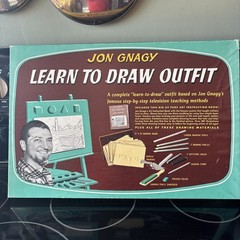 Jon Gnagy Learn To Draw Outfit Set 1950s
