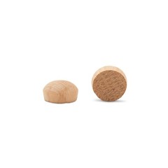 Oak Wood Screw Hole Plugs 1/2 inch, Domed Top Roundhead Plugs | Woodpeckers