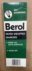 Berol China Markers Blue 168T – Box Of 12 Pencils – New