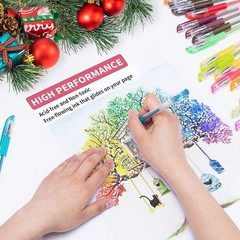 100 Count Glitter Gel Pens – Perfect for Crafts, Journaling, and Gifts