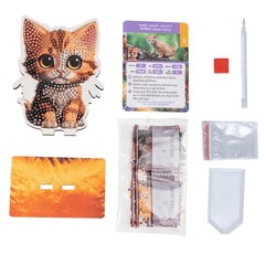 CraftBuddyUS KITTEN Crystal Art Wildlife Buddies