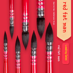 Squirrel Hair round Head Pointed Mop Brush Watercolor Paint Brushes Gouache Brus