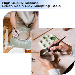 10PCS Professional Silicone Rubber Tip Paint Pens Brushes, Silicones Paint Brush
