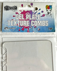 DINA WAKLEY Media Brushes Collage Words Gel Plate Texture Combs RANGER Dylusions
