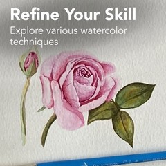 Canson XL Series Watercolor Paper, Wirebound Pad, 7×10 inches, 30 Sheets (140…