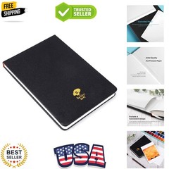 Watercolor Journal, 100% Cotton 140 lb 300 GSM Hot Pressed Watercolor Paper, …