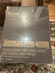 Paper Pad 19×24 Bienfang Designer Series ADMASTER 406R 50 sheets3333£33