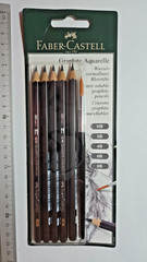 Faber-Castell Graphite Aquarelle Pencil & Brush Set (6pc)