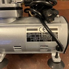 PointZero 1/5 HP Airbrush Compressor Air Pump with Lots of Extras P21
