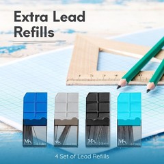 Mozart Essential Set of Lead Refills – 4 Sizes: 0.3, 0.5, 0.7 & 0.9 mm with 1…