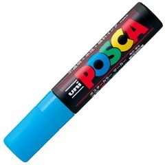 Mitsubishi Pencil Posca PC17K Extra Thick. Square Tip 5 Piecesset Water