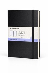 Moleskine Art Collection Sketch Book Black 13×21 cm 5×8 1/4 in 165 gsm