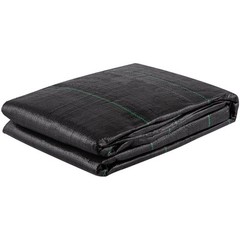 330lb 3.5oz 12.5x30ft woven polypropylene geotextile fabric black adjustable