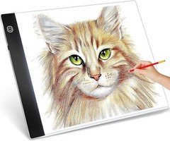 LED Light Up Tracing Board – A4 Portable Art Light Pad for Drawing & Tattooing