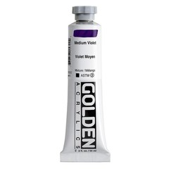 Heavy Body Acrylics, Medium Violet, 2 fl. oz. Tube, Professional Acrylic Pain…