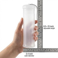 Lightweight Artist Tube with Carrying Lanyard – 2 Pack, 8.5″ to 15″ Adjustable