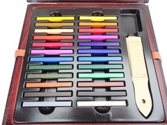 Royal Langnickel Drawing Art Set Pencils, Pastels in Wood Box 48pc