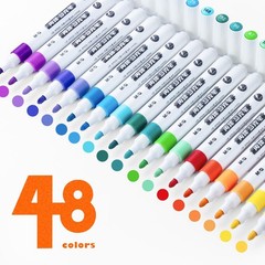 48 Colors Acrylic Markers Paint Pens Markers with Medium Tip, Paint Pens for …