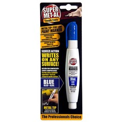 Super Met-Al 1296-1500 Squeeze Action Paint Marker , Blue