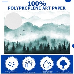 Fuutreo 20 Sheets Watercolor Paper 22 x 30 Large 140 lb Heavyweight Drawing Pape