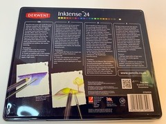 Derwent Inktense Ink Pencils Metal Tin 24 Count art crafts