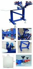 INTSUPERMAI 4 Color 1 Station Screen Printing Machine w/ Stand Micro-Adjust 1 pc
