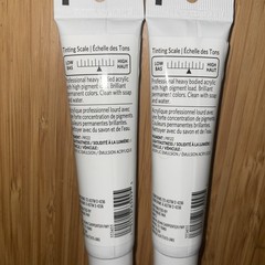 2x High Viscosity Acrylic Paint Professional Level 3 Artist’s Loft Magenta NEW