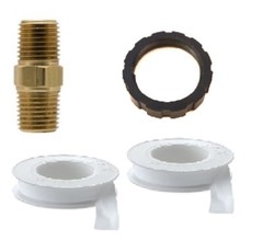 Iwata Airbrush: 012-001 1/4″ m to m fitting 012-105 Mounting Nut 012-012 Teflon