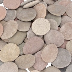 About 100 Pcs Painting Rocks, 2.2″-3.5″, Flat, Smooth – River, Craft, DIY Sto…