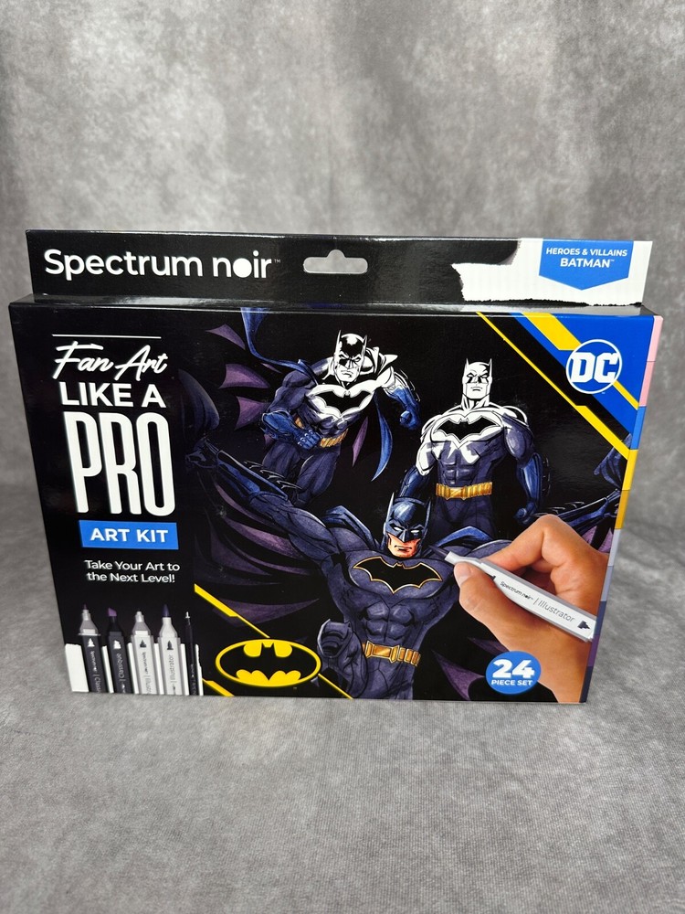SPECTRUM NOIR – Fan Art Like a Pro Art Kits Batman Joker Harry Potter & More