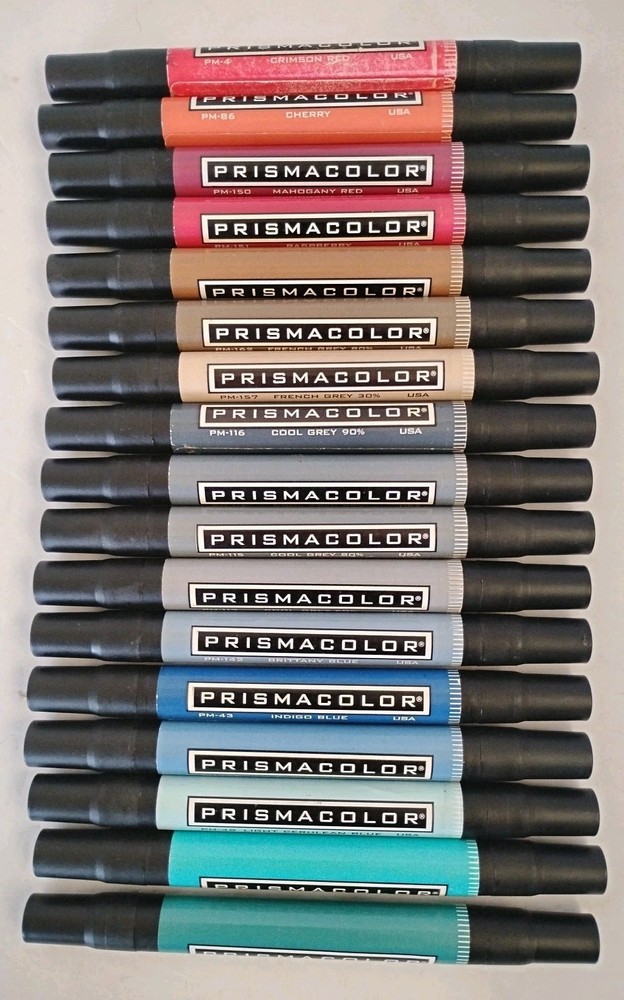 Prismacolor Premier Dual Ended Art 17 Markers Made In USA
