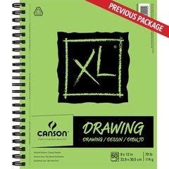 XL Series Drawing Pad, Side Wire Bound, 9×12 inches, 60 Sheets – Artist Paper…