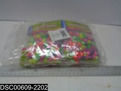 QTY=12 Packs of 40 Grams: SL54526 Selectum Star Beads W/1M String 057447545267