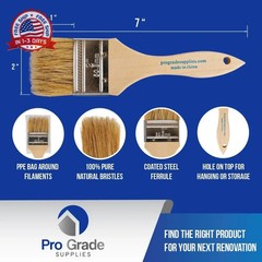 Pro Grade 2″ Chip Brushes – Disposable Paint Brushes (36 Pack) Contractor Pack f