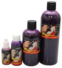 8 z PURPLE Body Art TEMPORARY TATTOO AIRBRUSH PAINT Ink