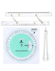 Dunzoom 3 Pcs Marine Navigation Kit, Basic Navigation Set Include 18″ Marine …