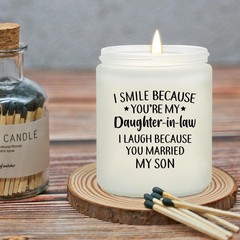 Maybeone Mothers Day Gifts for Daughter in Law – Frosted White/Black