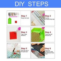 Diamond Painting Kit, 5D Fantasy Forest Phoenix and Goddess Art,DIY Ful