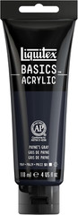 Liquitex BASICS Acrylic Paint, 118Ml (4-Oz) Tube, Payne’S Gray